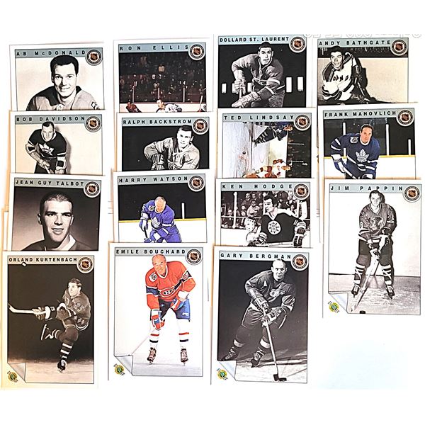21)  LOT OF 15 VINTAGE NHL TRADING