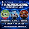 Image 1 : 3 PLAYSTATION 2 GAMES DISC ONLY