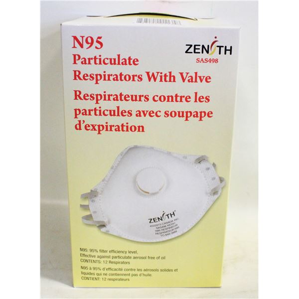 12 PACK N95 DISPOSAL RESPIRATOR ADVANCE