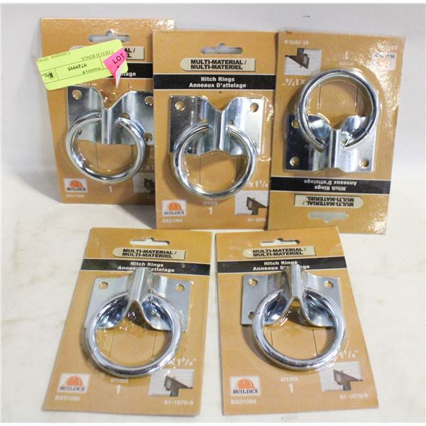 5 HITCH RINGS
