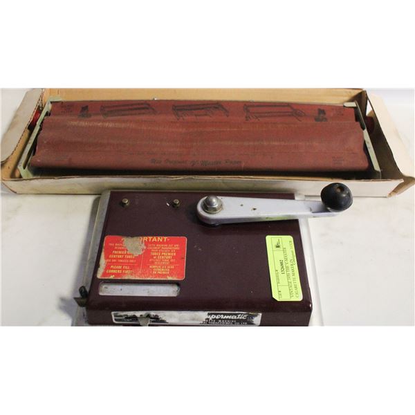 VINTAGE 1950 THE V-MASTER CIGARETTE MAKER IN