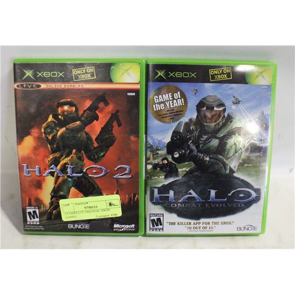 2 COMPLETE ORIGINAL XBOX GAMES