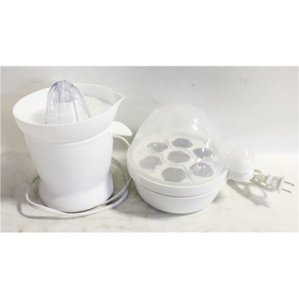 FLAT WITH NEW CITRUS JUICER + EGGS GENI