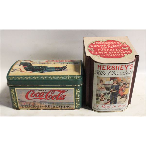VINTAGE HERSHEYS AND COCA COLA