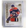 Image 1 : ZACH HYMAN PREMIER GOLD 17/25 PATCH GAME WORN