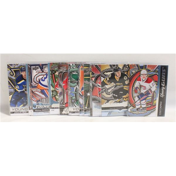 15 YOUNG GUNS RENEWED NHL CARDS