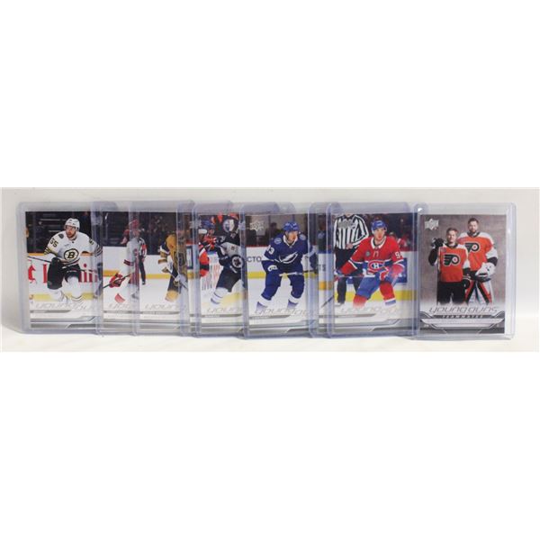 10 YOUNG GUNS MICHKOV, FEDELOV ETC ROOKIE