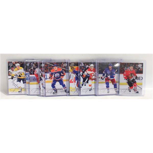 10 YOUNG GUNS NHL ROOKIE CARDS 2025/26