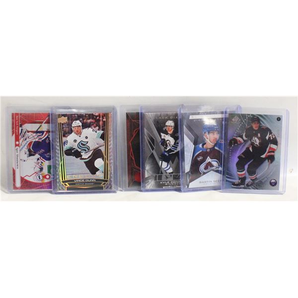 7 2025/26 LIMITED NUMBERED CARDS WITH ROOKIES NHL