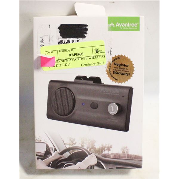 BRAND NEW AVANTREE WIRELESS CAR KIT CK11