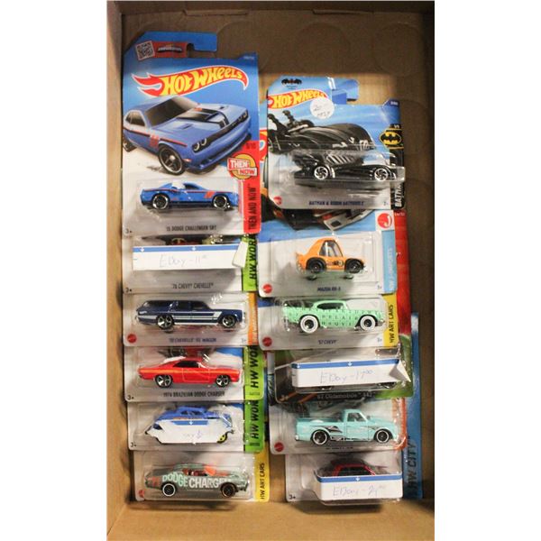 12 HOT WHEELS DIECAST