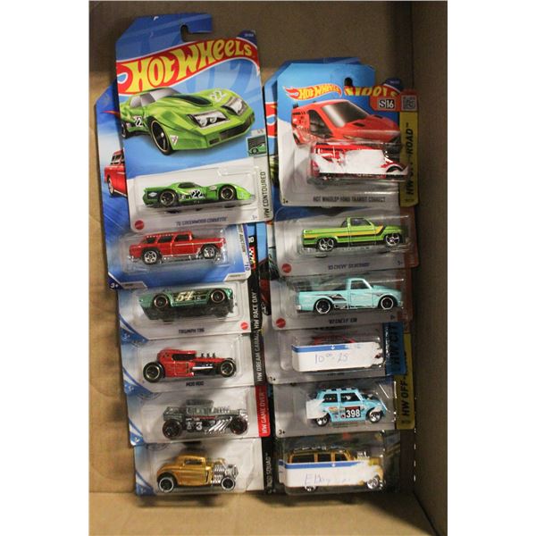 12 HOT WHEELS DIECAST