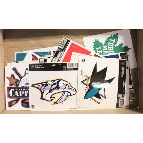 LOT OF 20 NHL ULTRA DECALS