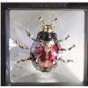 Image 1 : NEW LARGE LADYBUG BROOCH AMBER