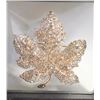 Image 1 : NEW MAPLE LEAF CLEAR RHINESTONES