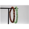 Image 1 : #25-NATURAL GREEN AVENTURINE & GOLD SAND STONE