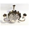 Image 1 : VINTAGE SILVER BRASS CANDLE HOLDER