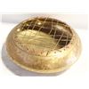 Image 1 : VINTAGE BRASS FLOWER FROG BOWL.