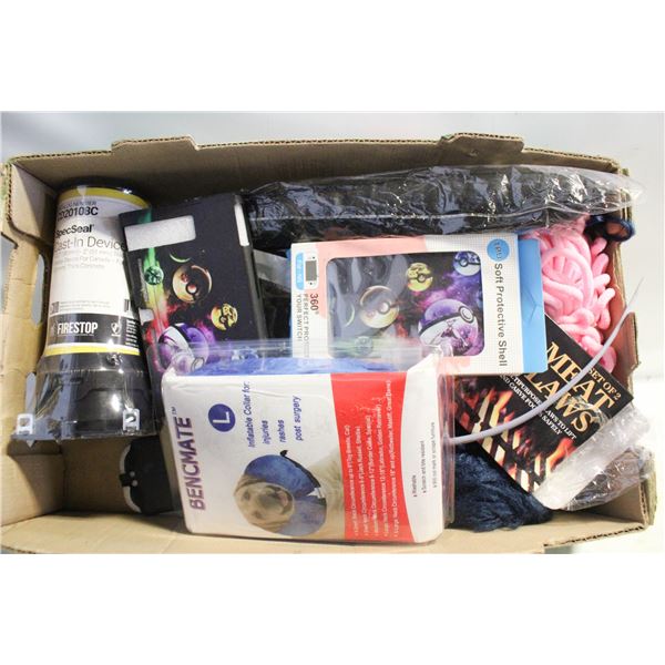 FLAT OF ASSORTED ITEMS