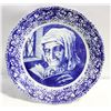 Image 1 : LARGE BELGIUM DECORATIVE PLATE DELFS