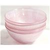 Image 1 : VINTAGE TEXTURED ART-GLASS BOWL LAVENDER