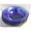 Image 1 : 7 VINTAGE PYREX USA COBALT BLUE GLASS