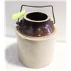 Image 1 : ANTIQUE 2 TONE CROCK NO TOP SMALL CRACKS