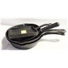 Image 1 : LOT OF SMALL CAST IRON FRYPANS
