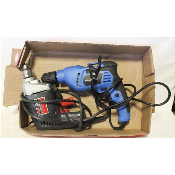 2 CORDED HANDHELD POWER TOOLS SKIL+MASTERCRAFT