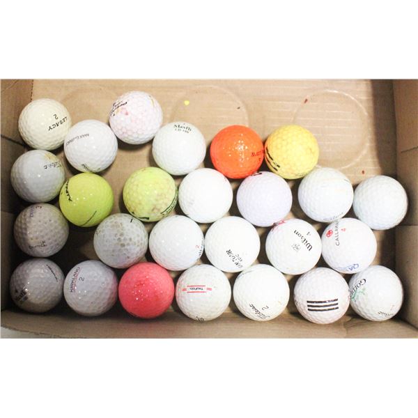 FLAT OF GOLF BALLS INC 3 PRO V1