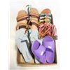 Image 1 : FLAT WITH 4 NEW PAIRS OF WOMEN'S/GIRL'S SHOES