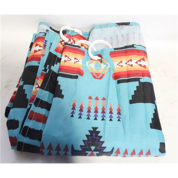 INDIGENOUS STYLE SHOWER CURTAIN