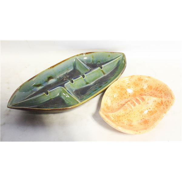 TWO VINTAGE ASHTRAYS