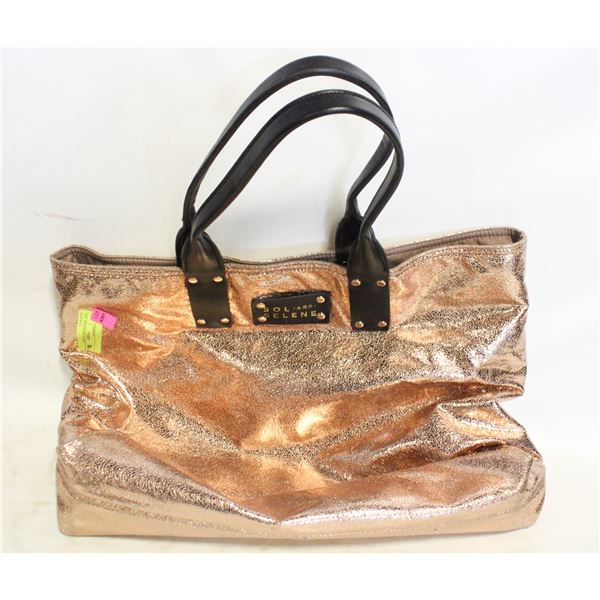 SOL AND SELENE GOLDEN HANDBAG