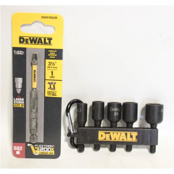 PACK OF DEWALT, MAGNETIC NUT DRIVER SET WITH