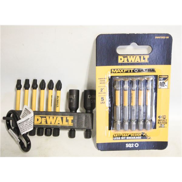 2 PACKS OF DEWALT IMPACT SCREWDRIVER BITS