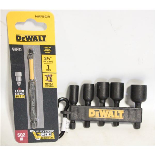 PACK OF DEWALT, MAGNETIC NUT DRIVER SET WITH