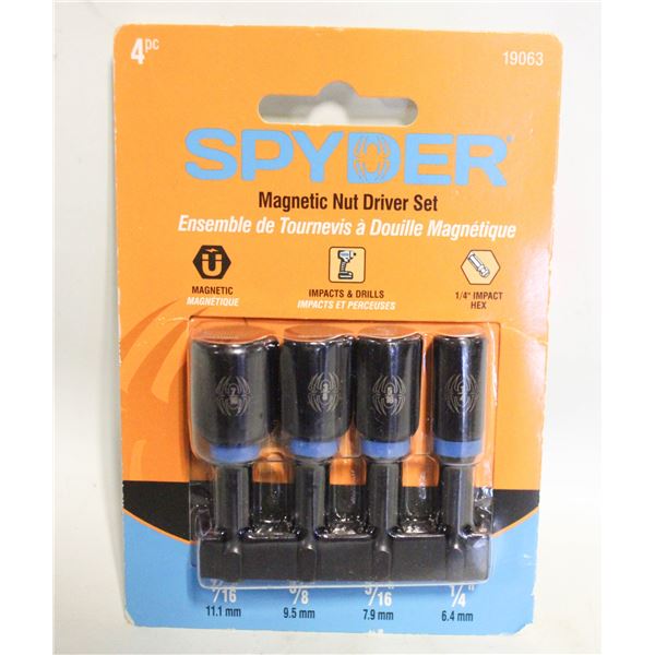 PACK OF SPIDER MAGNETIC NUT DRIVER SET