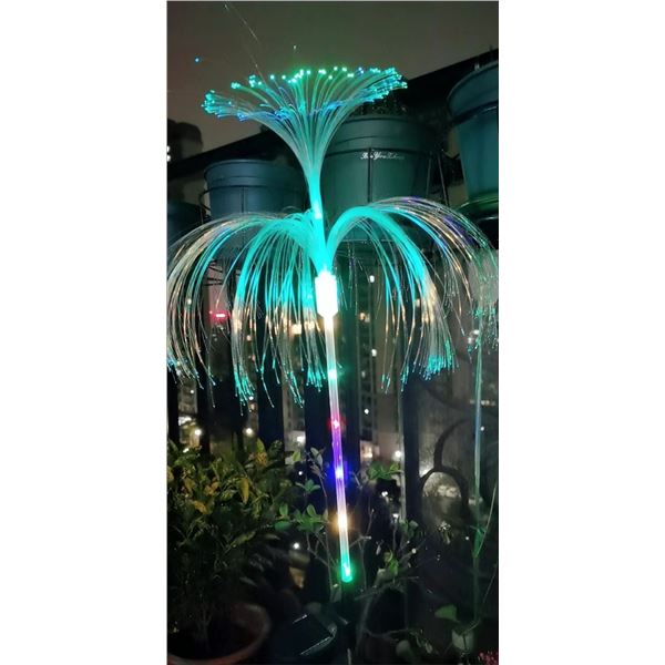 2 PCS PER BOX SOLAR FIBER OPTIC JELLYFISH COLORFUL