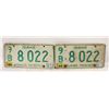 Image 1 : IDAHO MATCHING LICENSE PLATES