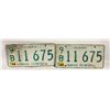 Image 1 : IDAHO MATCHING LICENSE PLATES