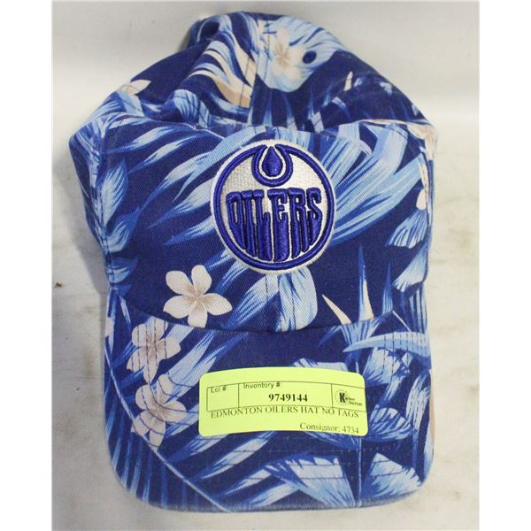 EDMONTON OILERS HAT NO TAGS