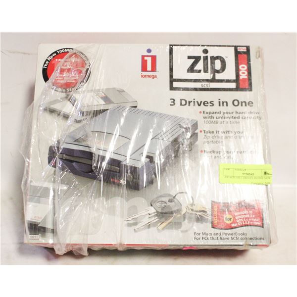 ZIP SCSI 100 3 DRIVES IN ONE NEW