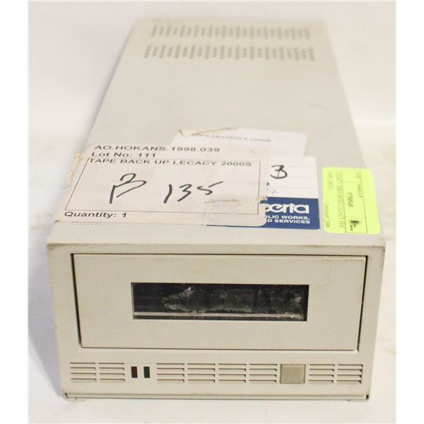 LEGACY 2000S MOD# LEGACY FHC TAPE DRIVE