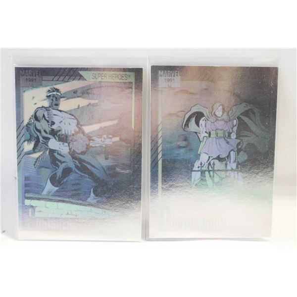 MARVEL PUNISHER & DOCTOR DOOM 1991 HOLOGRAMS