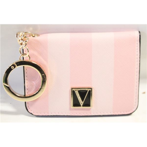 VICTORIA'S SECRET PINK STRIPE FOLDOVER
