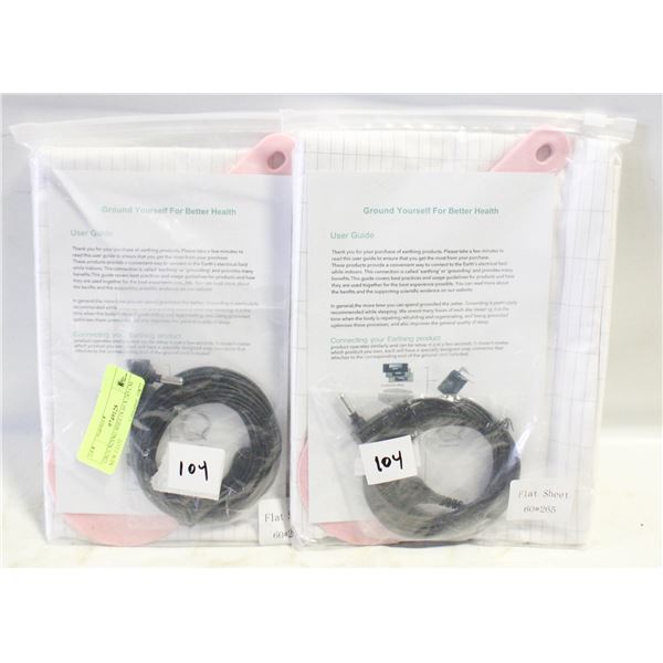 GROUNDING SHEETS 60 X 265 CM NEW 2 LOT