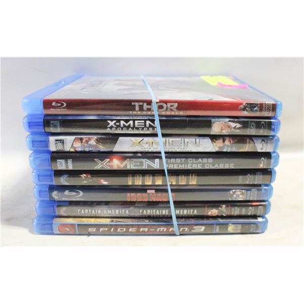 MARVEL & X-MEN BLU-RAY MOVIE BUNDLE