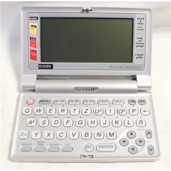 SHARP DUDEN ELECTRONIC DICTIONARY