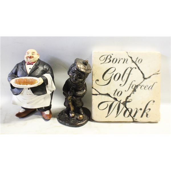 THREE VINTAGE CERAMIC ITEMS